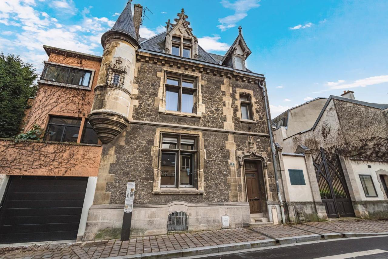 Апартаменты Tournelles Vue Cathedrale- Maison Climatisee Du Xvie Siecle Classee Реймс Экстерьер фото